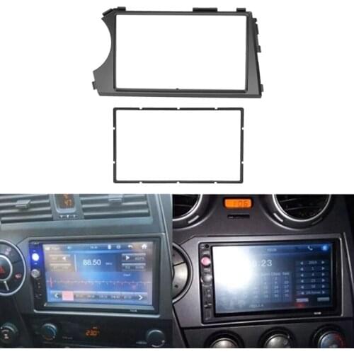 2Din Car Fascia for SSANG YONG Actyon LHD Stereo Fascias Panel Dash Mount Installation Car DVD Frame Kit In-Dash