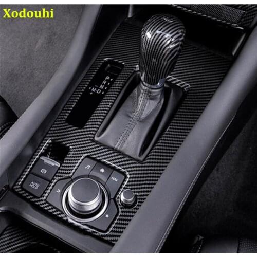 For Mazda 6 Mazda6 Atenza 2019 2020 Car Sticker Inner Middle Handbrake Shift Stall Paddle Cup Switch Frame Lamp Trim Parts 1pcs