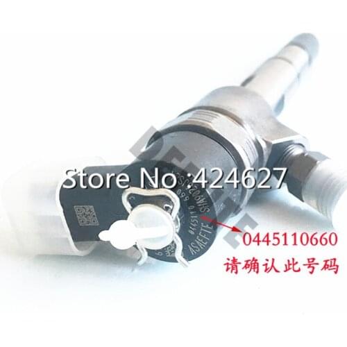 Original brand 0445110660 common rail injector assembly for yun nei nozzle DLLA145P2461 Valve assembly F00VC01358