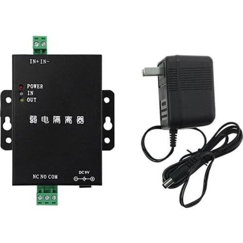 Antijam Isolator Wiegand WG2000GL Weak Current Isolator Anti Interference of Gate Relay For Access Control System