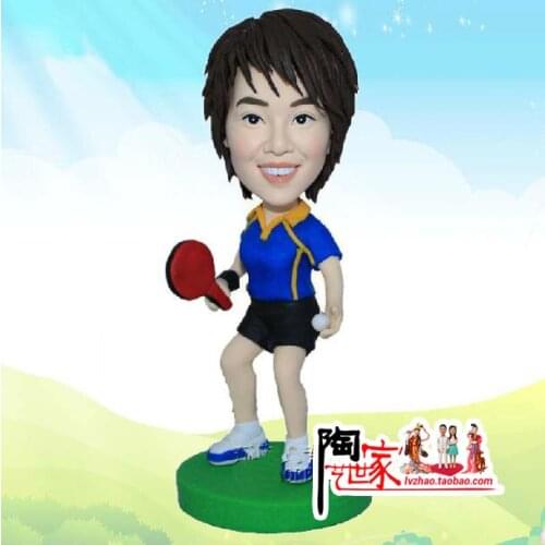 2019 Top Fashion Promotion Valentines Day To Send His Girlfriend A Gift Custom polymer clay figurine from your photos