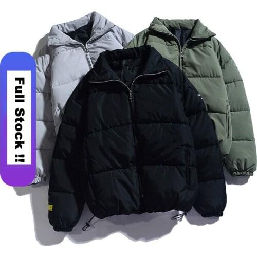 Men winter jacket coat earm Outwear coat for Man bread - jacket parka oversize streetwear