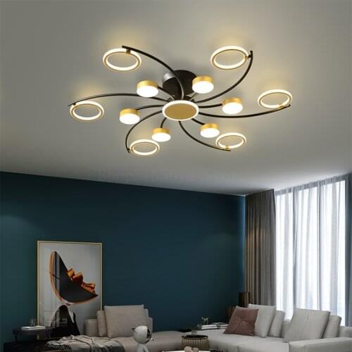 New Living Room Ceiling Lamp Modern Simple Ceiling Chandelier Minimalist Luxury Restaurant Nordic LED Decorative Ceiling Lamps