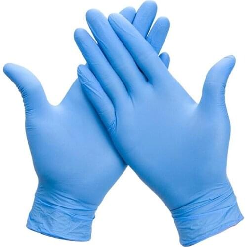 1000/2000/3000Pcs Disposable Nitrile Rubber Latex Gloves Oil Resistant Puncture-Proof Gloves for Labor Home Food Dental Use