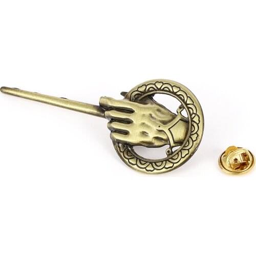 The hand of the kings lapel inspired authentic props, charm, brooches, badges, brooches, movie jewelry