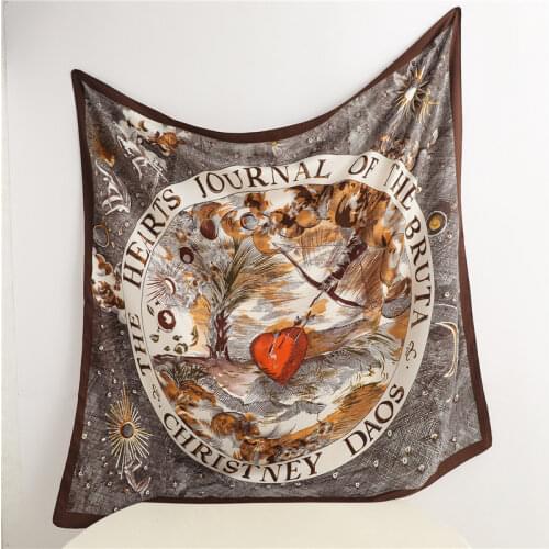 Head Scarves Luxury Designers Scarf scarves 90*90 cm Manual Twill Scarf Vintage Neck Scarfs 90*90cm