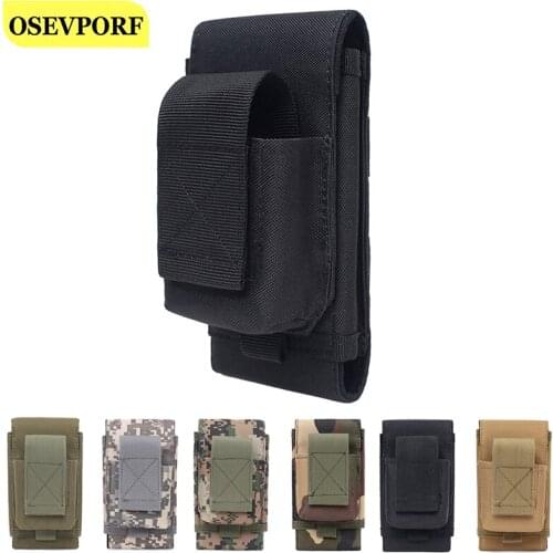 Tactical Molle Waist Bag Men Waterproof Military EDC Pouch Wallet Cards Phone Holder Package Outdoor Travel Hunting Accessories