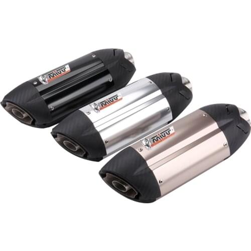 Universal 51mm Motorcycle MIVV exhaust muffler pipe escape moto with DB killer For Z800 Devil Monster 796 Modified Exhaust Pipe