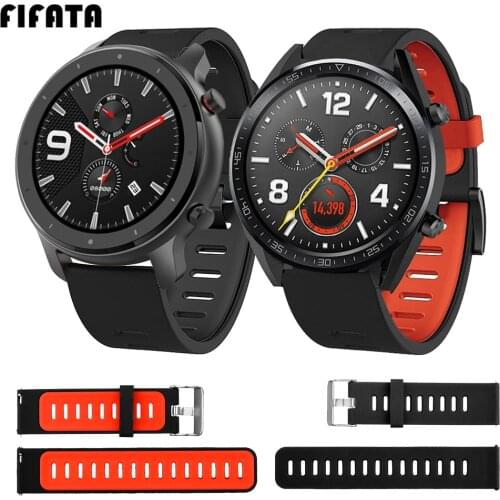 FIFATA 22MM Universal Watch Strap For Xiaomi Amazfit GTR 47MM/Pace/Stratos 2/Huawei Watch GT2 Smart Watch Replacement Wristband