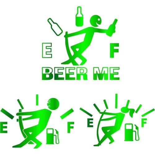 ChienHow 3D Funny High Gas Consumption Decal Vinyl JDM Motorcycle Car Stickers on Auto Motorcycle Car Styling Tank Cap Decals