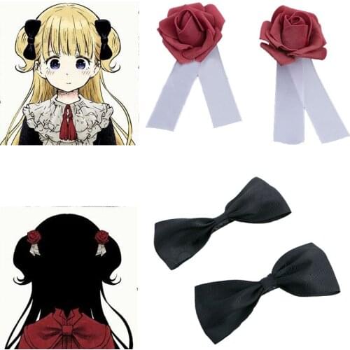 Shadow House Cosplay Headwear Emiriko Kate Hair Clip Hairpin Anime Hair Pin Bobby Pin Halloween Costume Accessory Prop