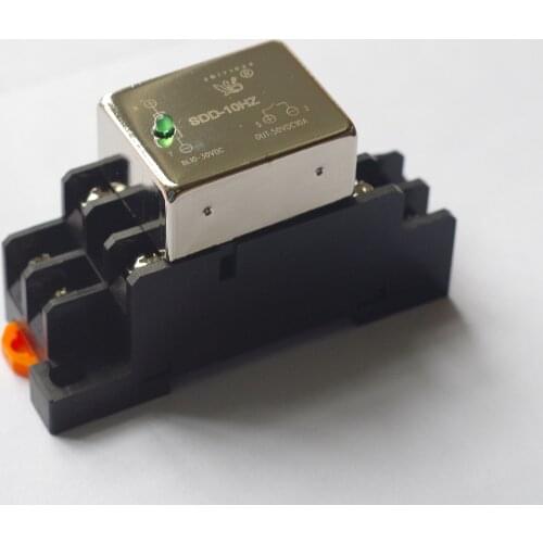 10A Miniature DC Solid State Relay SDD-10HZ Socket Type Guide Rail Installation