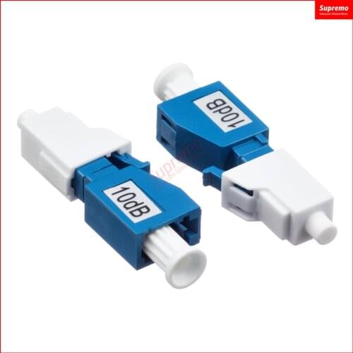 10PCS/LOT 10DB LC UPC Female To Male Fiber Optic Attenuator 10db LC PC Female Male Fiber Optic Attenuator