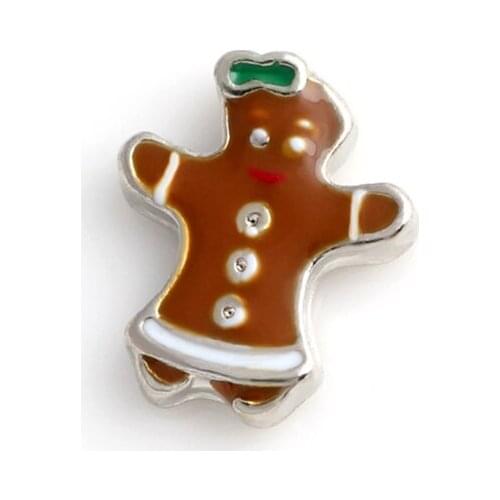 20Pcs/lot ginger Floating Charms Hand-made DIY for Glass Lockets