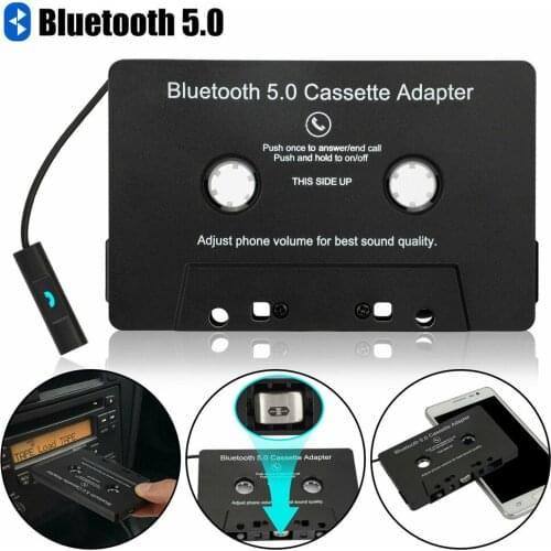 Bluetooth 5.0 Car Audio Stereo Cassette Tape Adapter To Aux For Iphone Samsung Cassette Tape Recorder Cassette Player