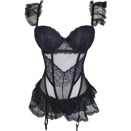 Sexy Corset Top Push Up Underwear Bra Cup Body Shapewear Overbust Waist Slimming Bodysuit Shaper Lingerie Bustier Corsets Women