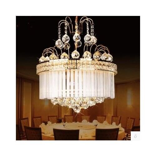 LED 110-220V Creative K9 Crystal noble pendant light Sitting Room Bedroom Restaurant Droplight free shipping pendant lamp