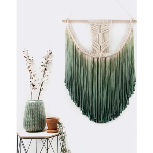 Macrame Large Wall Hanging - Macrame Wedding Hanging Backdrop - Ombre Wall Mural - Dipdyed Yarn Wall Hanging Tapestry - Macrame