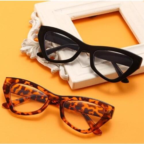 Fashion Leisure Anti-Blue Glasses Women & Men Optical Eyewear Retro Spectacles Cat Eye Eyeglasses