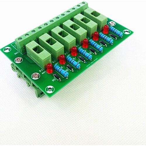 Fuse Module,6 Position Fuse Panel Mount Power Distribution Module Board
