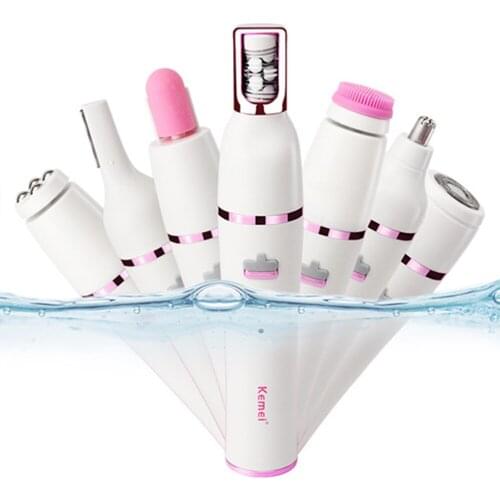 7 IN 1 Nail Polish Set For Manicure Face Massager Epilator Eyebrow Nose Body Hairs Dead Skin Removal Gel Polish Manicure Tools