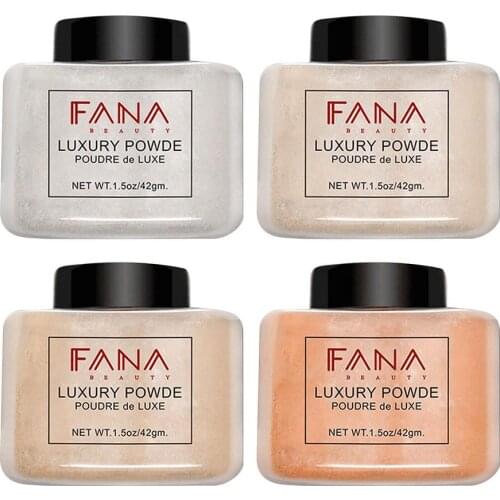 Loose Powder Makeup Waterproof Setting Powder Concealer Oil Control Face Powder Natural Translucent Finishing Powder Cosmetic