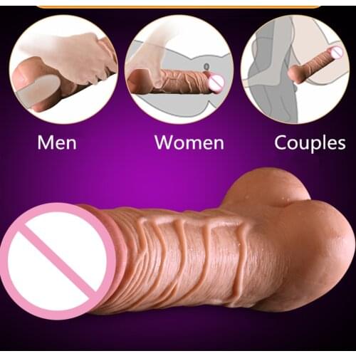 Realistic Penis Pumps Enlargers Sleeve Cock Extension Condom with Real Vagina Pussy Fake Ass Men Masturbator Couples Gay Sex Toy