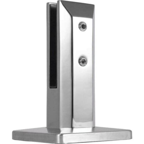 Heavy Duty Stainless Steel Glass Pool Fence Clip Floor Glass Stand Fixed Fittings Clamp LB88