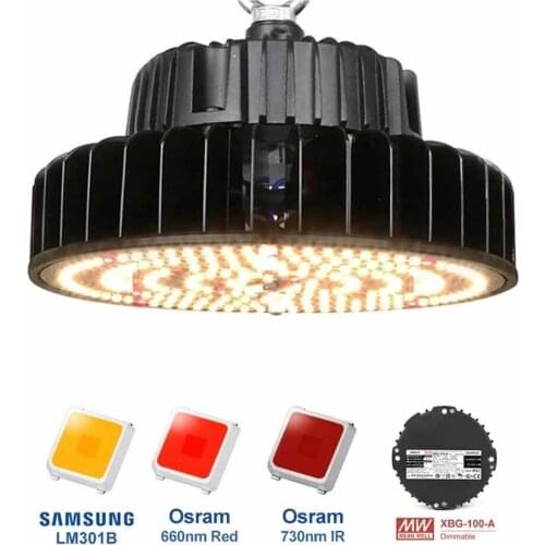 LED Grow Light Full Spectrum SAMSUNG LM301B 660nm IR 3500K Growing Lamp for Indoor Plants Veg Bloom Tent With Meanwell Driver
