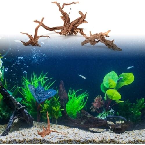 1Pcs Aquarium Decoration Wood Fish Tank Driftwood Natural Tree Trunk Driftwood Aquarium Fish Tank Plant