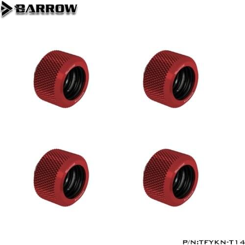 4pcs/lot OD12/14/16mm Hard Tube Fitting Water Cooling Metal Connector G1/4'' OD12mm 14mm OD16mm Hand Compression Brass Fitting