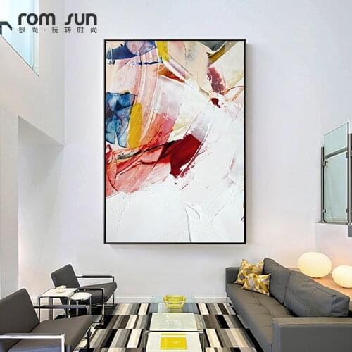 Abstract Color Splash Canvas Painting posters and print modern Creative Decor Wall Art colorful Pictures for Living Room Bedroom