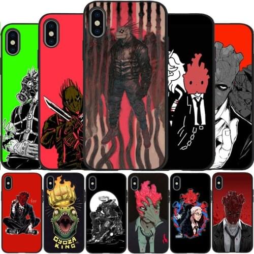 Dorohedoro Anime Black Silicone Phone Case For IPhone 12 Mini 11 Pro Max XR XS XSMax X 5 5S SE 2020 6 7 8 Plus TPU Cover