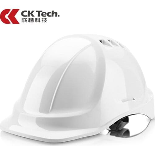 CK Tech. Safety Helmet Construction Hard Hat Work Cap ABS Material Protective Helmets Breathable Engineering Power Labor Helmet