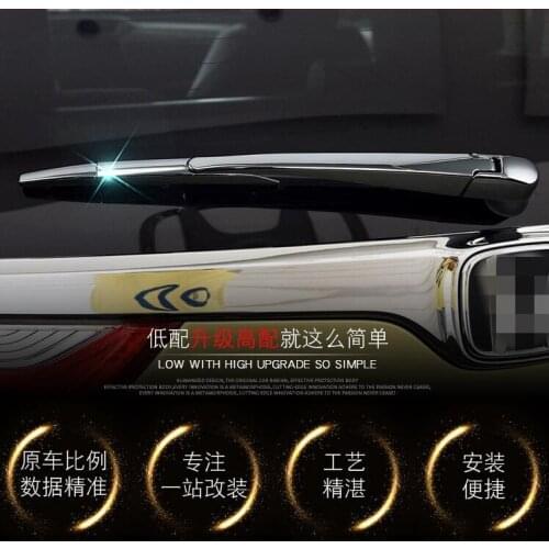 For Honda CR-V CR V 2017 Brand New ABS Chrome Rear Window Wiper Cover Sticker Trim Car Styling Auto Window Decoration Sequins