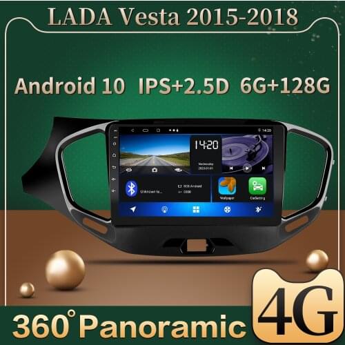 For LADA Vesta için 2015 2016 2017 2018 2019 araba radyo multimedya Video oynatıcı navigasyon GPS Android 10.0 2din 2.5D IPS