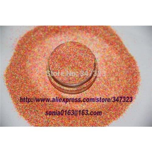 ANO4-2 Size 0.4mmMix Neon Color Solvent Resistant Glitter shape for Nail Polish Acrylic, polish and DIY supplies1pack=50g