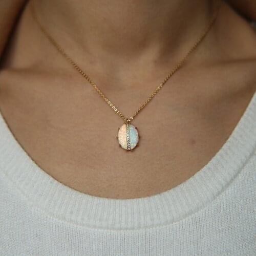 IDOWAITTING Gold Pendants