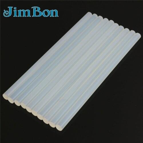 JimBon 20pcs/Lot 11mmx250m 200mm 300mm Hot Melt Glue Sticks For Electric Glue Gun Silicone Craft Album Repair Tools For Alloy