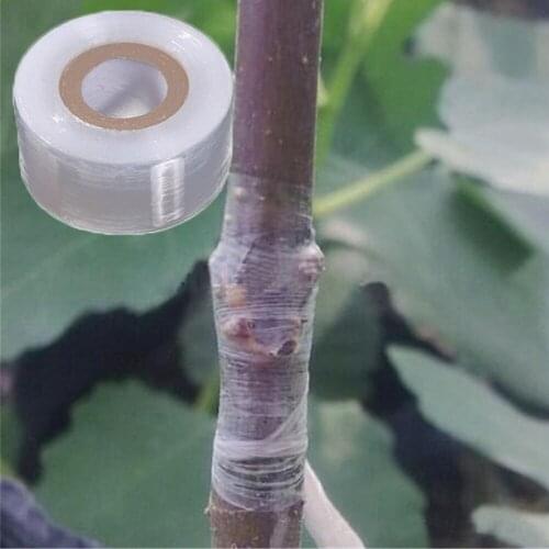 30MMx120M PE Film Grafting Tape Garden Tree Plants Seedlings Grafting Stretchable Self-adhesive Eco-friendly Tape Garden Supply