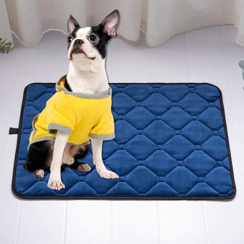 Summer Pet Pad Mat For Dogs Best Dog Mat Cooling Cat Blanket Sofa Washable Bed For Dogs Breathable Pet Dog Bed Soft Dog Mat