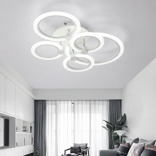 Creative ring hardware acrylic LED ceiling lamps Residential & Commercial Indoor Indoor Ceiling Lights Lighting fixture