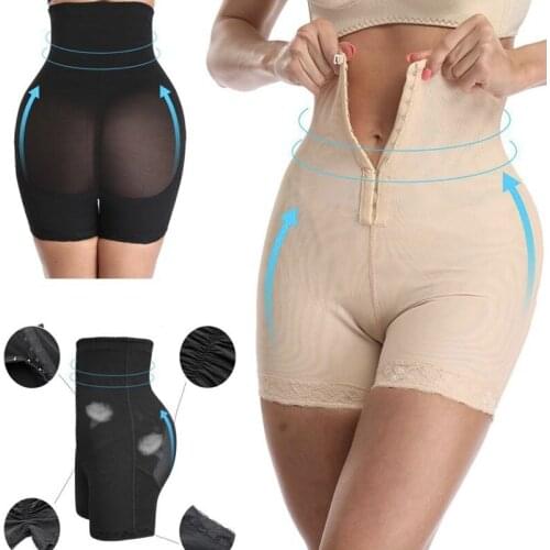 Lace Butt Lifter High Waist Trainer Body Shapewear Women Fajas Slimming Underwear with Tummy Control Panties