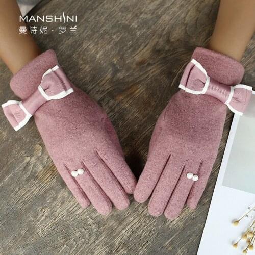 Женские осенние перчатки Manshini Luolan China At AliExpress