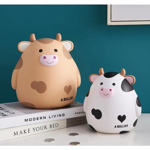 Bear Rabbit Piggy Bank Money Plastic Coin for Attracting Money Jar Coins Money Box Large Savings Box Coins Child Easter Gift