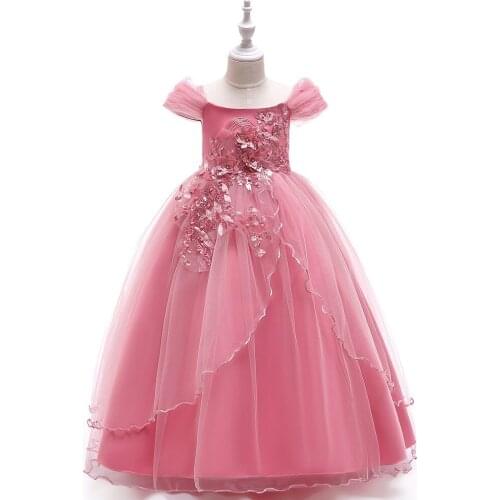Teenagers Girl Wedding Formal Dress Baby Girl Dress Ceremony Elegant Childrens Party Dress Costume for Kids Clothes