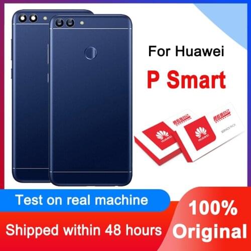 Original Back Housing Replacement For Huawei P Smart Back Cover Battery Glass With Adhesive Sticker For P Smart Rear Cover