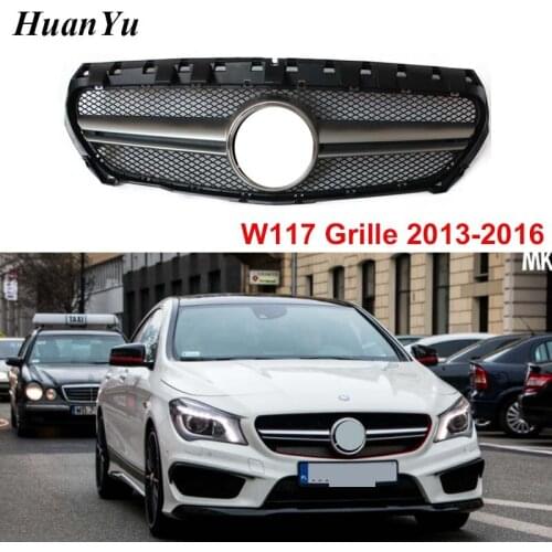 Front Bumper Grille for Mercede-benz W117 Pre-facelift Replacement Racing Grille CLA Class CLA200 CLA250 CLA45 2013-2016