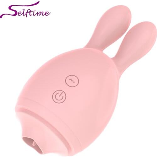 Silicone Rabbit Vibrators for Women Oral Sex Female G Spot Clitoris Stimulator Tongue Vibrator Sex Toys for Woman Masturbation