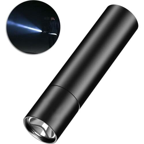 LED High Light Zoom Flashlight Self Defense Tactical USB Rechargeable Portable Waterproof Camping Lantern Home Night Lights